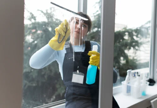 Nettoyage de vitres intérieures et extérieures à Prudhomat